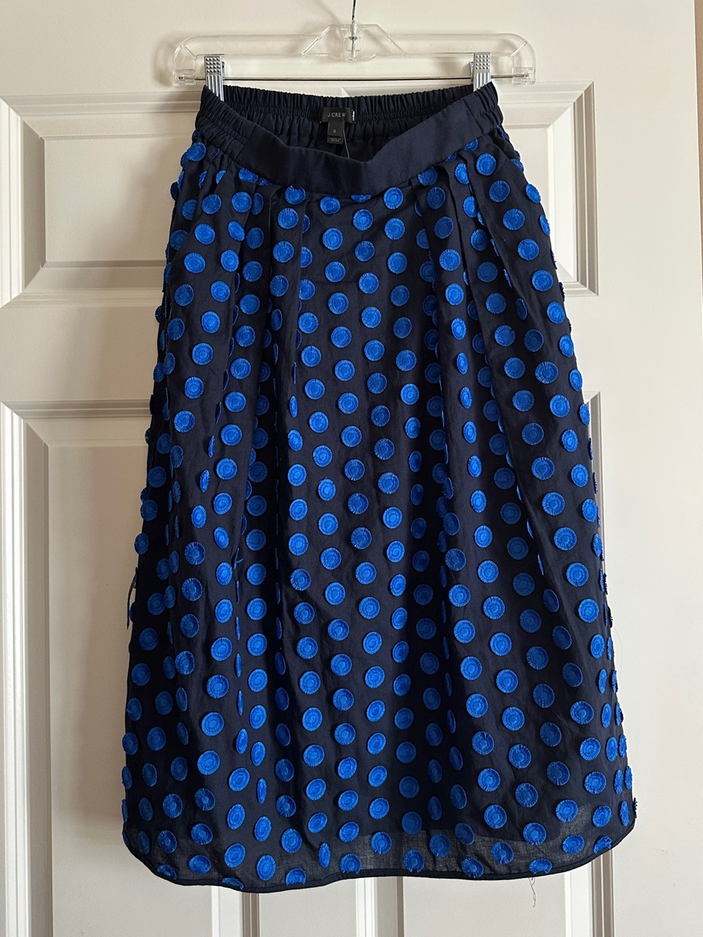 Midi skirt in fringe dot - Picture 4 of 10